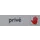 Infobord pictogram Privé 165x44mm