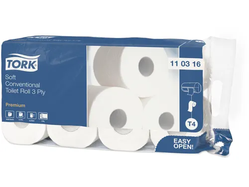 Toiletpapier Tork T4 110316 3-Laags Premium 250 vel 72 Rollen