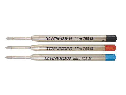 Balpenvulling Schneider Office 708-1 Zwart Medium