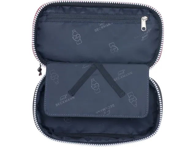Trousse ovale Beckmann Sport Jr. vide Navy White