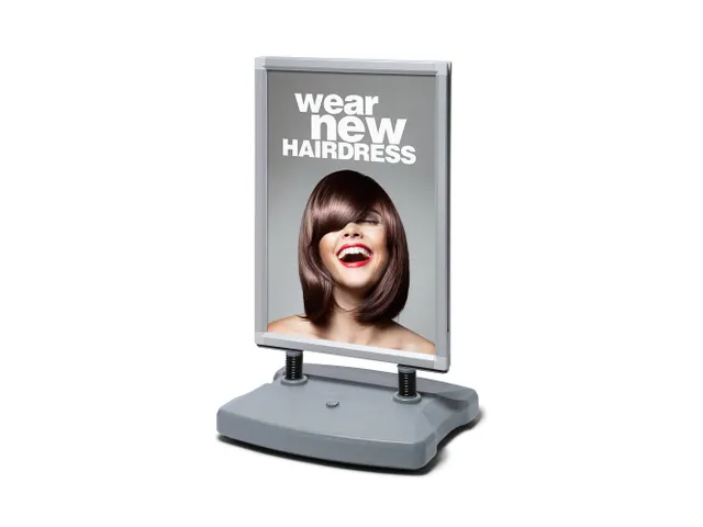 Stoepbord Windtalker City Plastic Voet A1 Zilver