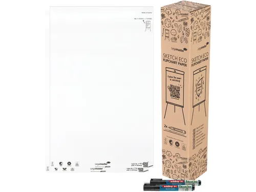 Legamaster SKETCH ECO Flipoverpapier 98x65cm Blanco 2x 50vel