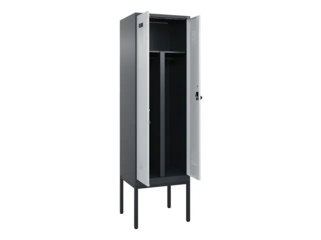PBM-locker,HxBxD 2120x600x500mm,2vak,vak B 300mm,draaigrendel