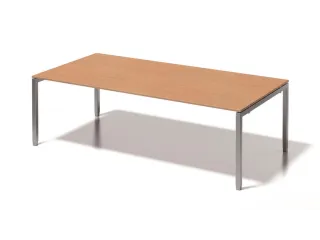 vergadertafel/directiebureau,HxBxD 650-850x2400x1200mm,rechthoekig - 1