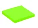 Bloc mémos Quantore 76x76mm néon vert