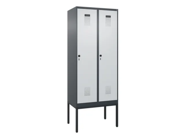 locker voor scheiding van kleding,HxBxD 2120x800x500mm,2vak