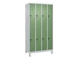 dubbeldekse locker,HxBxD 1950x1000x500mm,4x2vak.,vak B 250mm