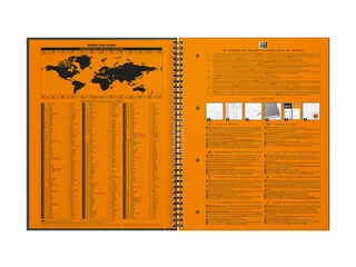 Spiraalblok Oxford International Notebook A4+ ruit 5mm - 10