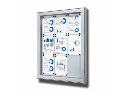 Vergrendelbaar Notitiebord Outdoor Extra Diep 12xA4