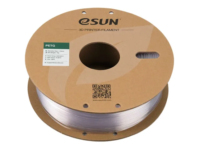 eSUN 3D printer Filament PETG 1,75mm Naturel 1kg