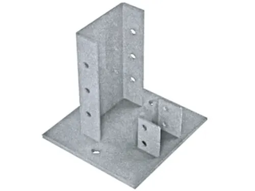 voetplaat,v. palletstelling,BxD 211x200mm,staal vuurverzinkt