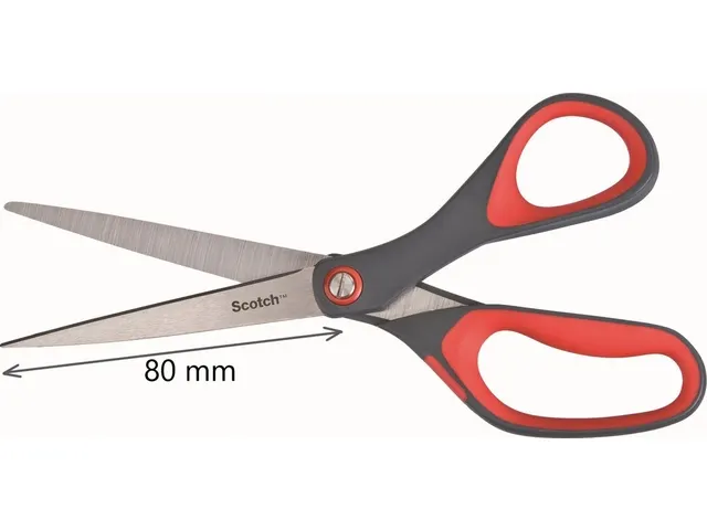 Schaar Scotch 20cm precision rood blister