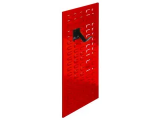 Gesleufde Plaat Staal Hxb 1500x450mm Staand Ral 3020 Verkeersrood - 2