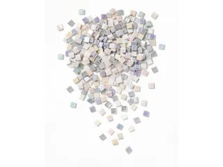 Folia Mozaieksteentjes glas 10x10mm iriserend assorti - 3