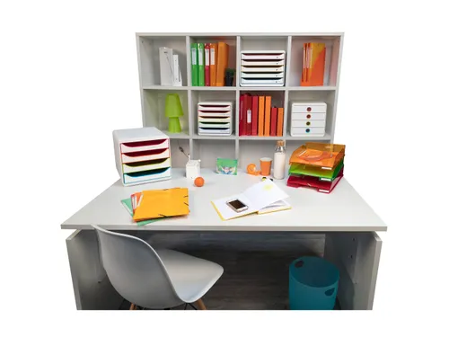 ECOBIN Papiermand 15 L turkoois transp.
