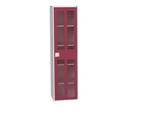 universele kast,HxBxD 2000x525x550mm,4xStalen bodem,draaigrendelslot - 1