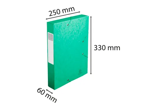 CARTOBOX glanskarton rug 60mm groen