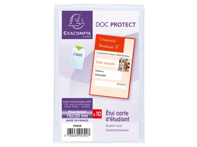 Beschermetui Voor St udentenkaart PVC