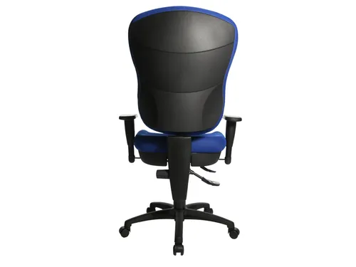 Bureaustoel Topstar Wellpoint 30 SY blauw stof