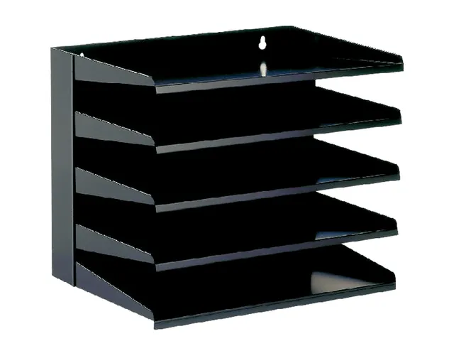 Sorteerrek Vepa Bins 5 delig zwart