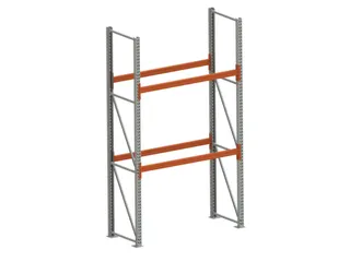 palletstelling,grondveld,HxBxD 3300x1825x800mm,2xtraversen - 2