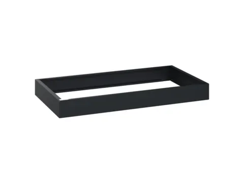 sokkel,HxBxD 100x1000x500mm,kunststof,RAL7021,meerprijs