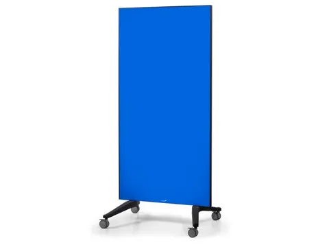 Mobiel Glasbord Blauw Magnetisch 90x175Cm