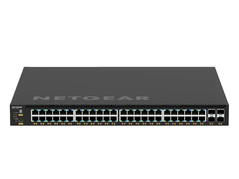 NETGEAR M4350-48G4XF, Managed, L3, Gigabit Ethernet (10/100/1000), Pow