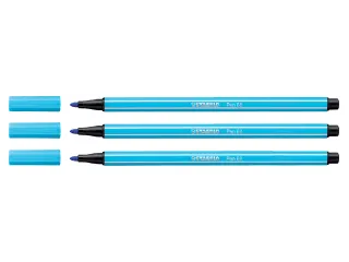 Viltstift STABILO Pen 68/57 medium azuurblauw - 1