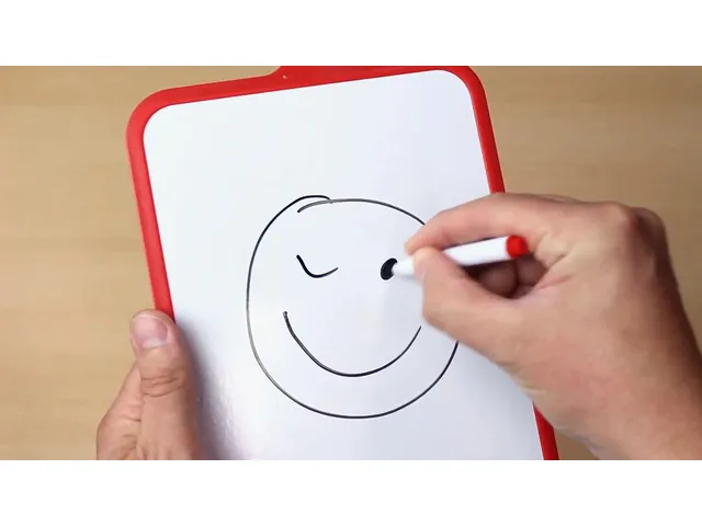 Whiteboard Kangaro 18.5x26cm met marker/wisser