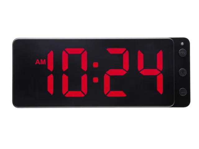 Horloge de table/murale NeXtime Digital Clock Red de 27,2 x 10,8 cm
