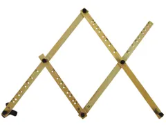 Pantograaf Rumold P4 hardhout lengte 34cm grijs gespoten