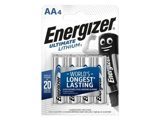 Ultimate Lithium AA Batterij 1.5V