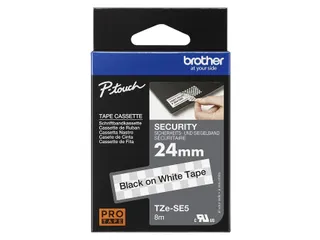 Labeltape Brother P-touch TZe-SE5 24mm wit - 2
