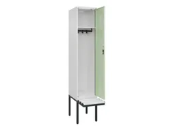 locker met bank,HxBxD 2120x400x815mm,1vak,vak B 400mm,cilinderslot