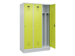 locker voor scheiding van kleding,HxBxD 1950x1200x500mm,3vak - 1