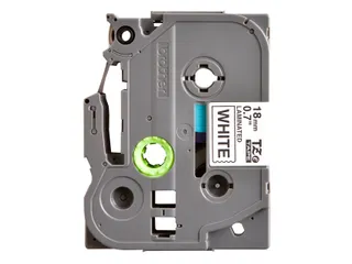 Labeltape Brother P-touch TZe-241 standaard 18mm zwart op wit - 5