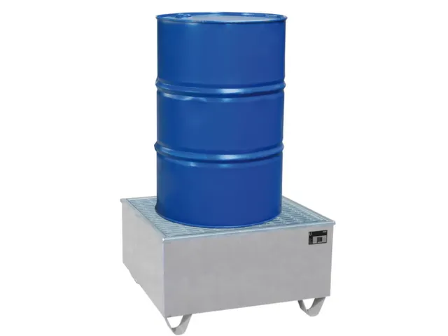 Opvangbak 1x 200l Opvangvol. 200l Pe-Element 468x812x812mm Verzinkt