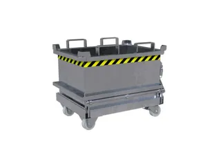mini-bodemklepcontainer,HxLxB 625x600x800mm,0,13m³,inrijbeugel,staal - 5