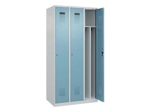 locker voor scheiding van kleding,HxBxD 1850x900x500mm,3vak