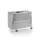 Dossierafvalbak 650 Liter Aluminium Hxlxb 990x1300x700mm Inworpsleuf