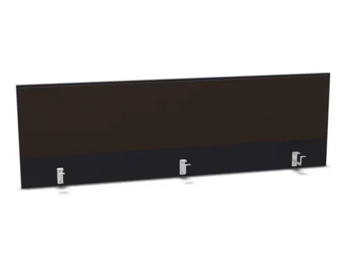 opzetpaneel,v. bureau,aanbouw achter,B 1800mm,CC-zwart,BN2036-bruin
