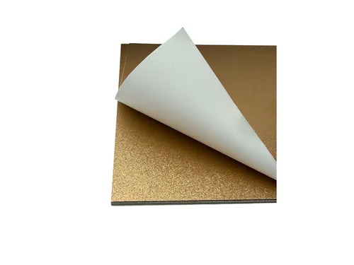 Glitterkarton Kangaro brons 50x70cm pak à 10 vel
