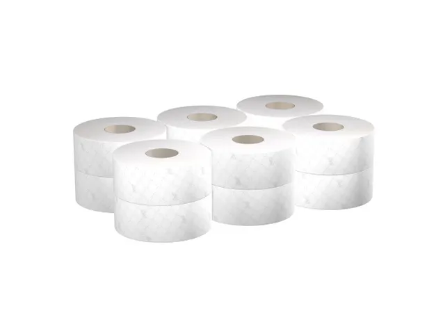 Scott 8614 ESSENTIAL toiletpapier jumbo 2-laags Pak a 12 Rol