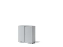 kantoorkast openslaande deuren HxBxD 1000x914x470mm Stalen Lichtgrijs