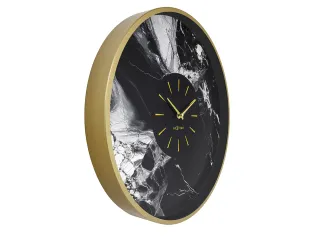 Wandklok NeXtime Marble Duo 48cm goud metaal - 2