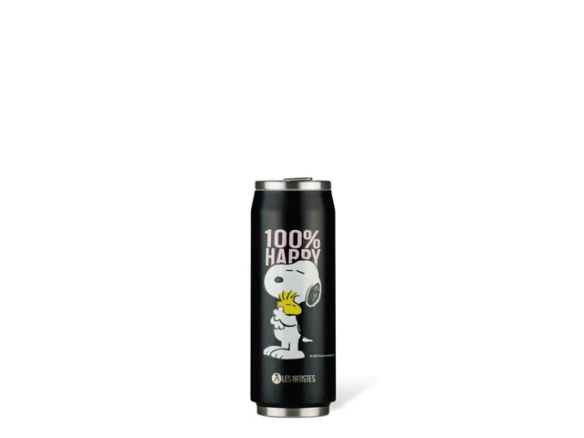 Thermosbeker Les Artistes Paris blik 500ml Happy Snoopy met rietje