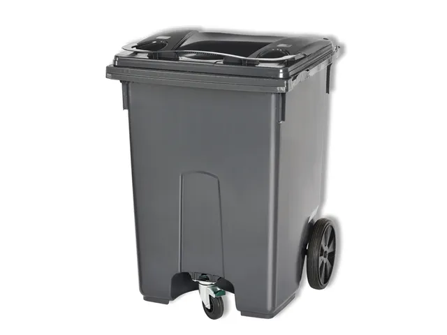 Mini-Container 360 Liter Grijs 3-Wiel