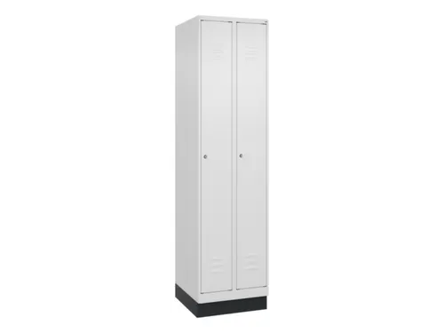 locker,HxBxD 1950x500x500mm,2vak,vak B 250mm,cil.-slot,sokkel