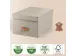 Boîte de rangement Leitz Puro avec couvercle 17L beige set 2 pièces